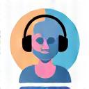 Icon representing a support headset.